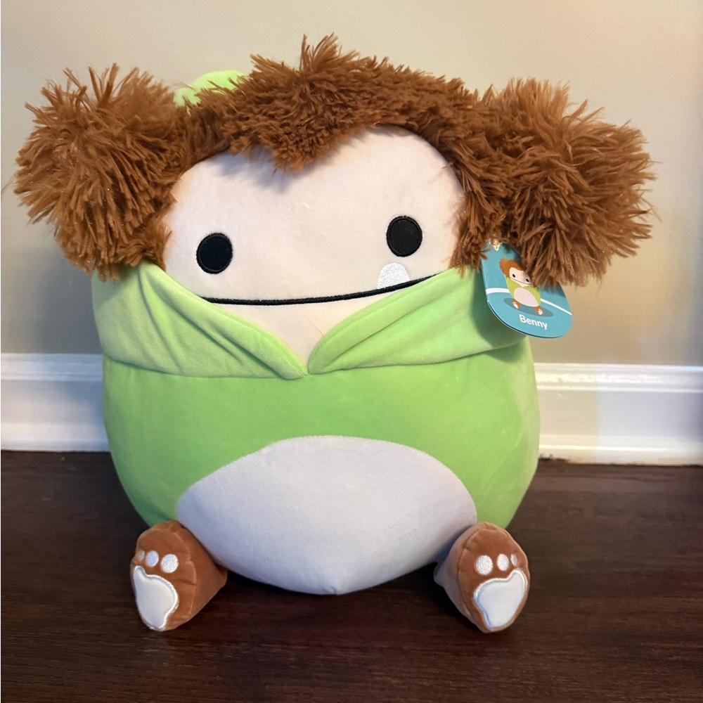 Squishmallow 12” Benny in Frog Costume  Bigfoot BNWT